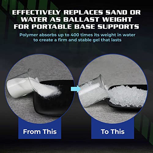 BaseGel Polymer for Basketball Goal and Outdoor Indoor Sign Hoops Bases