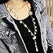 Cafurty Fashion Women Pearl Flower Sweater Chain Long Pendant Necklace New Jewelry