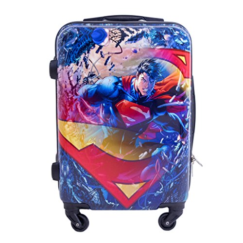 dc comics luggage