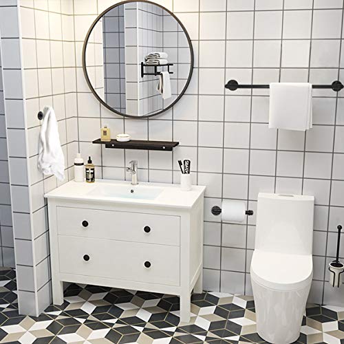 Industrial Pipe Bathroom Hardware Accessory 3 Piece Set with 26.7