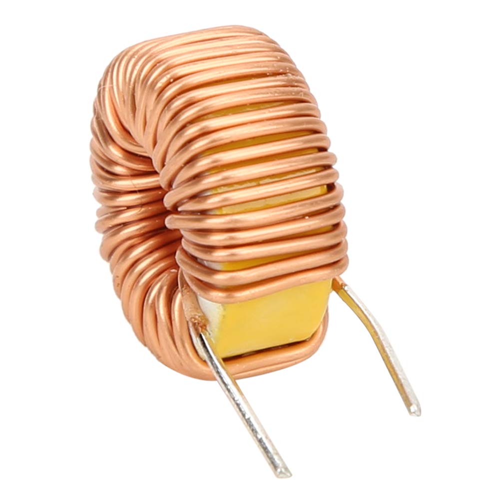 20PCs Vertical Toroid Wind Inductor Wire, 5026 100UH 6A 0.6mm Copper Inductance Coil for PCB Circuit Board, Stable Performance and