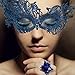 Morepack Lace Masquerade Mask Venetian Halloween Eyemask Mardi Gras Mask for Costume and Masquerade Parties (8Pcs)