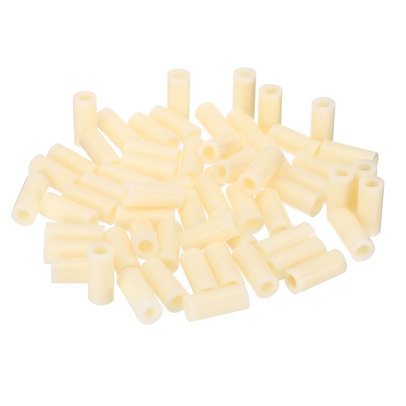 PATIKIL M6 Round Spacer Washer Set, 60 Pcs ABS Plastic Spacer Washer 6.2mm ID, 11mm OD, 25mm Length for M6 Screws — image 1