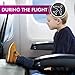 Travel Foot Rest Pillow, Inflatable Foot Rest Kids Travel Pillow For Airplane | Toddler Travel Bed Pillow Foot Leg Rest Accessories For Plane Car Train Home Office | Long Flight Essentials 17