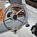 13-1/2 Inch Stainless Steel Steering Wheel with Knob Control Knob Wheel For Boats & Yacht (13.5'' steel wheel with knob)