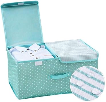 Dj002 - Caja de Almacenamiento de Tela Oxford con Tapa, 50 x 30 x 25 cm: Amazon.es: Hogar