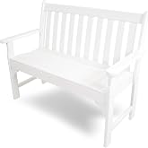 POLYWOOD GNB48WH Vineyard 48" Bench, White