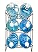 Future BuyZ 5 Gallon Water Bottle Shelf Rack Holder Stand Storage No Assembly Instant Set Up Stainless Steel Heavy Duty Collapsible Sturdy Durable Portable (3 Shelves)
