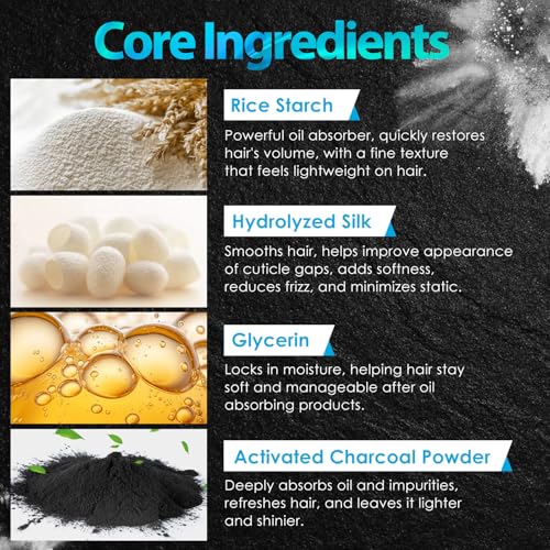 Hair Wax Powder for Men, Volumising Hair Powder, 30 g, Men's Hair Powder, Natural Matte Effect, Texturizing Powder Without Residues, Instant Volumising, Long Lasting Hold, Fine Hair