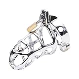 Metal Lockable Chastity Rings Cage Device Men Testicle Lock Male Toy