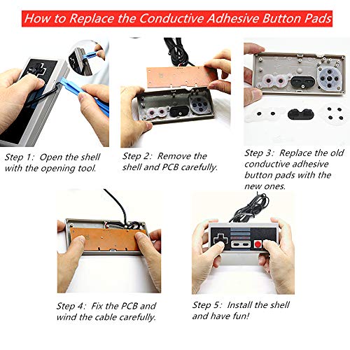 image for Roobeeo NES Classic Controller 7 in 1 NES Classic Controller for Ninte