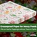Fun, Fiesta Style 12in Deli Paper 50 Ct. Greaseproof, Microwave-Safe Mexican Themed Tissue Great for Burrito Wrappers or Nacho Basket Liners. Southwest Party Supplies for Cinco de Mayo Celebration