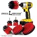 Cleaning Supplies - Drill Brush - The Ultimate Stiff Bristle Cleaning Attachment Kit - Outdoor - Fire Pit - Fountain - Scrub Brush - Garden - Patio - Grout Cleaner - Concrete - Marble - Headstones