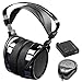 HIFIMAN HE400i Special Edition Over Ear Planar Magnetic Headphones w/Indigo Bass Boost Amplifier and Hard Case - (Dark Blue Chrome)