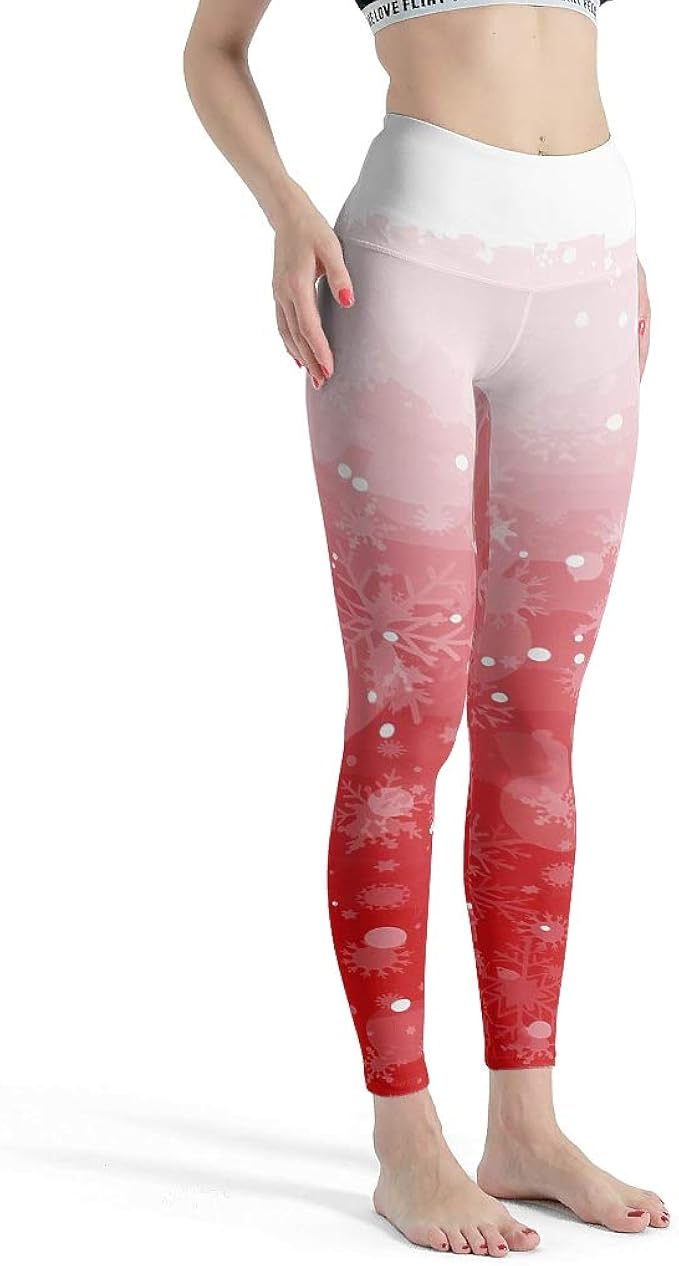 christmas gym leggings