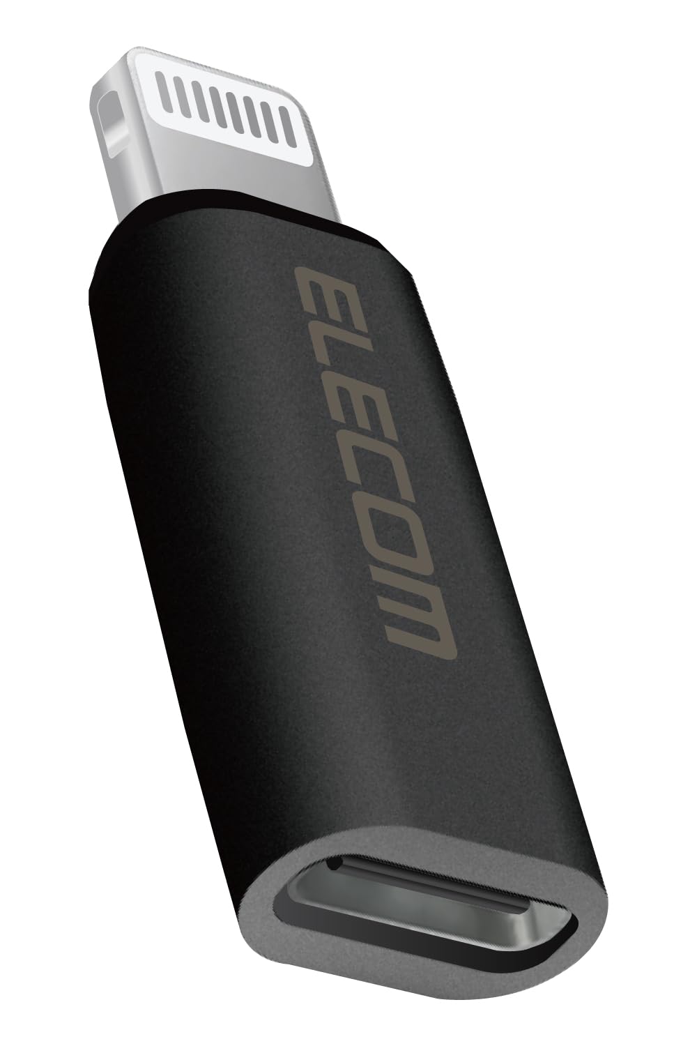 エレコム USB Type-C to Lightning 変換アダプタ 60W USB PD対応 (音声・映像変換不可) 【MFi正規認証品】 ブラック MPA-CFLMBK商品画像