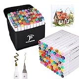 JACK BROWN 80 Colors Alcohol Markers Set for