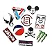 100PCS Popular Logo Brand Stickers Water Bottle Sticker Laptop Computer Bedroom Wardrobe Car Skateboard Motorcycle Bicycle Mobile Phone Luggage Guitar DIY Decal (Popular Logo 100)