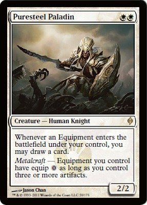 Magic: the Gathering - Puresteel Paladin - New Phyrexia