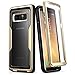 i-Blason Case for Galaxy Note 8, Magma Series Built-in Screen Protective Clear Back Cover with Holster Heavy Duty Belt Clip Shell (Gold)