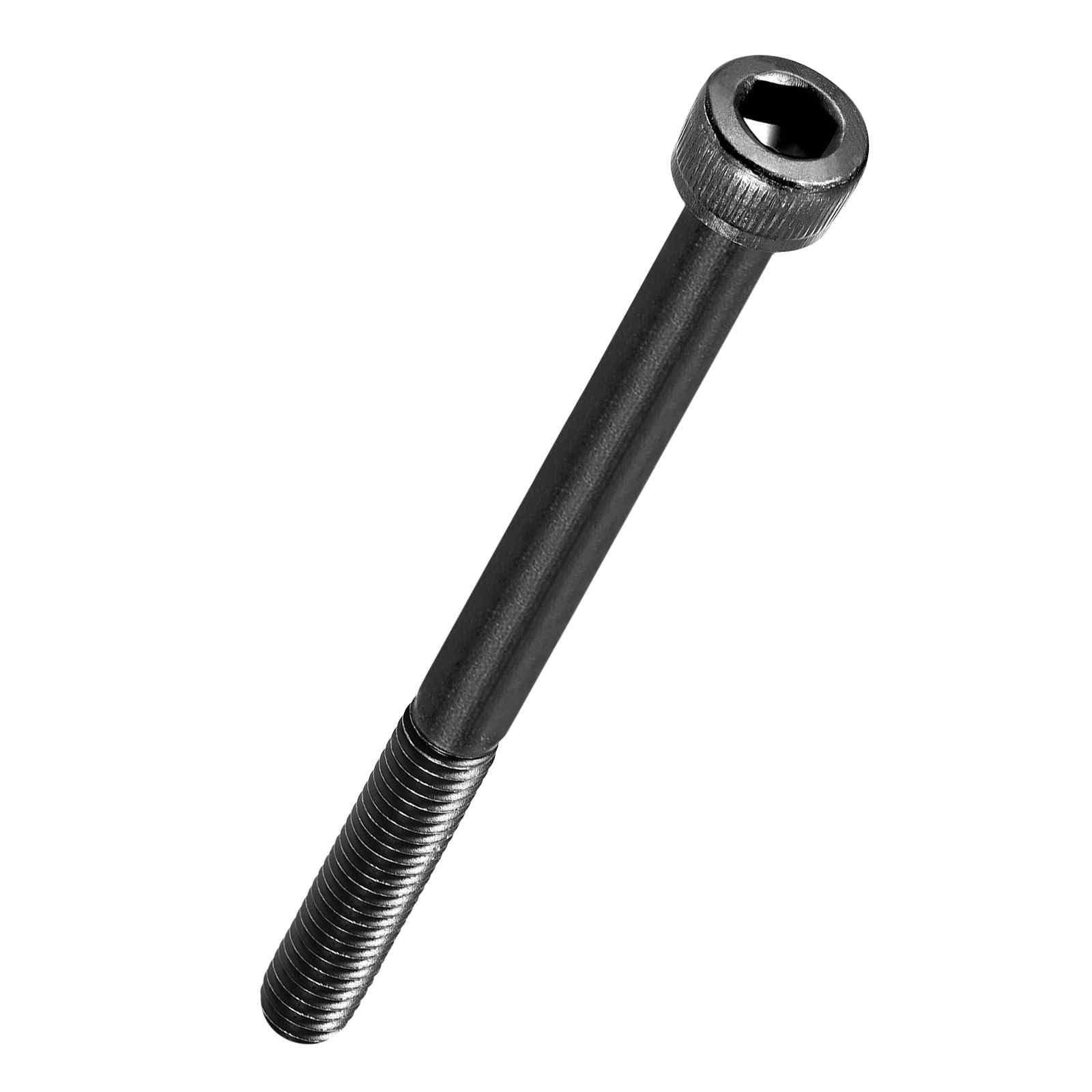Kozelo 25pcs Socket Head Cap Screws - [M5-0.8 x 65mm] Alloy Steel Black Oxide Grade 12.9 Internal Hex Screw Full Thread for Industrial & Machinery Use, Black