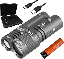 Acebeam Terminator M1 Dual Head LEP/LED Flashlight
