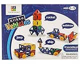 Klikko Vehicles: Educational Building Toy with Activities to Learn Math / STEM Concepts, Ages 5+