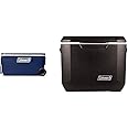 Coleman 316 Series Insulated Portable Cooler with Heavy Duty Wheels & Portable Rolling Cooler | 50 Quart Xtreme 5 Day Cooler with Wheels
