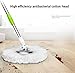 6 Pack Microfiber Spin Mop Replacemet Head for Spin Mop, Standard Size Mop Refills for Hurricane Mopnado Spin Mop Systems