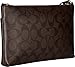COACH Signature PVC Pop Pouch Im Brown/Black One Size