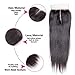 Ali Moda Malaysian Virgin Hair with Closure Unprocessed Human Hair Straight 3 bundles with Lace Closure Middle Part Natural Color 18