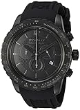Black Silicone Strap, Blackout PVD