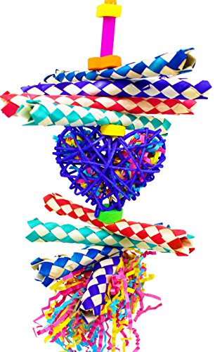 Bonka Bird Toys 1730 Foraging Heart Bird Toy parrot cage toys cockatiel african grey conure