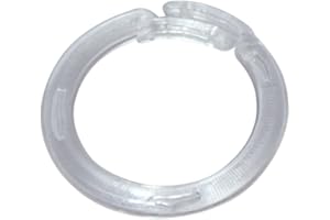 Home Sewing Depot - Clear Plastic Split Rings for Shades & Valances, Small, 25/pkg