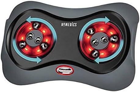 Homemedics Foot Massager - Shiatsu Foot Massager With Heat, For a Deep Kneading Massage Soothing Heat, Relax and Soothe Your Feet - FMS-155HKB by HomeMedics