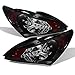 For 10-12 Genesis Coupe Black Bezel Rear LED Tail Lights Brake Lamps Replacement Left + Right Pair