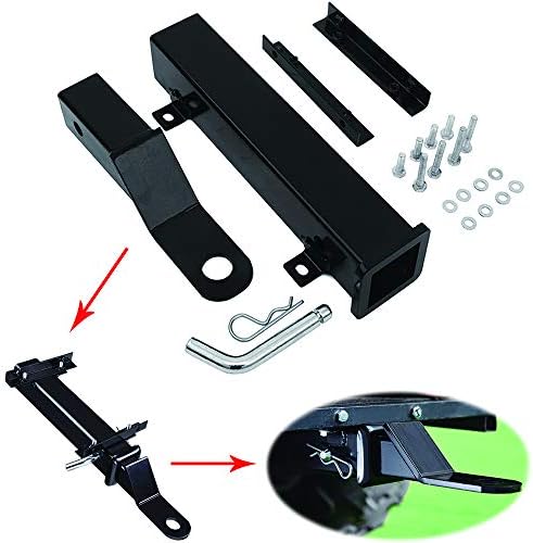 Lonwin Golf Cart Rear Seat Trailer Hitch with Receiver for Footrest-Club Car,EZGO,Yamaha
