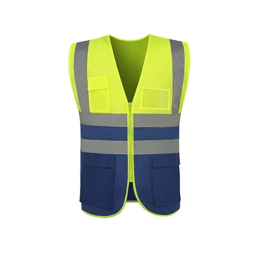LYL-Safety-Westen Warnwesten Warnweste reflektierende Weste reflektierende Warnweste Kleidung reflektierende Warnweste (Color