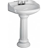 Vicki Pedestal Lavatory 4" Centerset