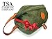 Dopp Kit - Premium Canvas Shaving Toiletry Bag boasts Vegan Leather Zipper and Handle - Compact Water-Resistant Bathroom Bags for Men and Women - Great for Overnight and Travel