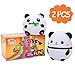 AOLIGE 2 PCs Squishies Slow Rising Jumbo Kawaii Cute Panda Creamy Scent Kids Party Toys Stress Reliever Toy