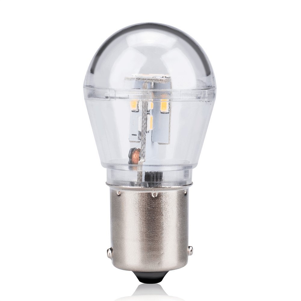 Waterproof Ba15s Base 16 SMD 3528 LED Bulb Warm White 12 Volt AC/Dc 6952846703345 eBay