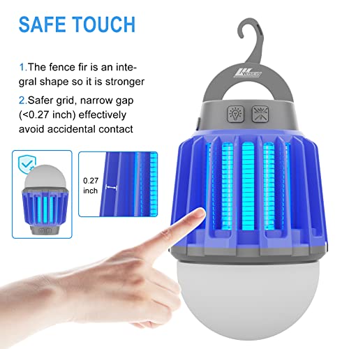 Wisely Bug Zapper Outdoor/Indoor Electric, USBC Rechargeable Mosquito