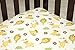 Disney Lion King Simba's Wild Adventure 100% Cotton Fitted Crib Sheet, Ivory, Sage, Butter, Brown