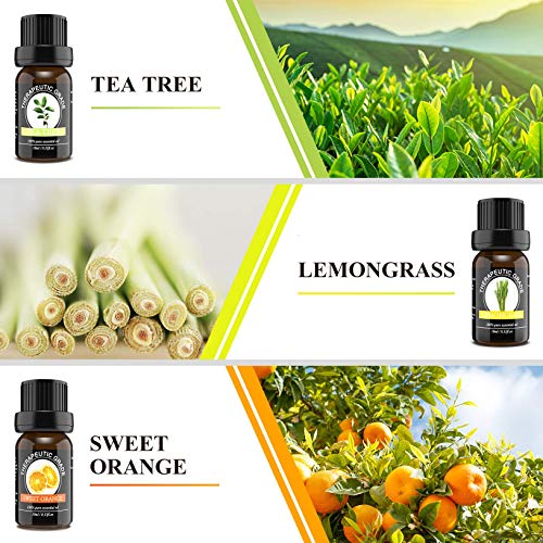 Essential Oils Set (Top 6) Essential Oils for Diffusers for Home, 100