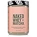 Naked Whey + Matcha Protein 1LB - All Natural Grass Fed Whey Protein Powder and Organic Matcha Green Tea - GMO, Soy, and Gluten Free Aid Muscle Growth and Recovery 16 Servings