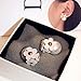 UMEYS Vogue Mixed Double-sided Pearls with Ball Beads Zircon Front-Back Stud Earrings in Various Styles for Women (color-16)