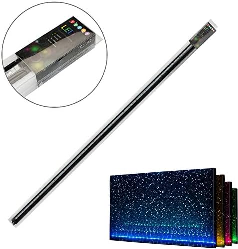 45 inch Colorful Aquarium LED Light Air Bubble Lamp Submersible LED Lamp Strip Bar Flood Light Strip For Fish Tank Flood Lights Ornamental Oxygen Aeration With Air Tube (45 inch)
