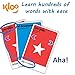 KLOO Learn Spanish Card Game | 'Food & Drink' Vocabulary | Fun for Family Kids Adults School | Speak 100's Words in a Flash | Thousands of Sentences | Juegos de Cartas en Español | 1–4 Players