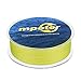 mpeter Armor Braided Fishing Line, Abrasion Resistant Braided Lines, High Sensitivity and Zero Stretch, 4 Strands to 8 Strands with Smaller Diameter,Yellow,547-Yard/50LB